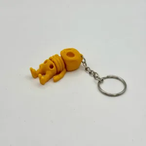 Mini Jigglix Alien Skeleton Keychain