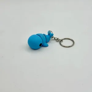 Mini Jigglix Baby Whale Keychain