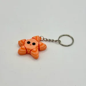 Mini Jigglix Starfish Keychain